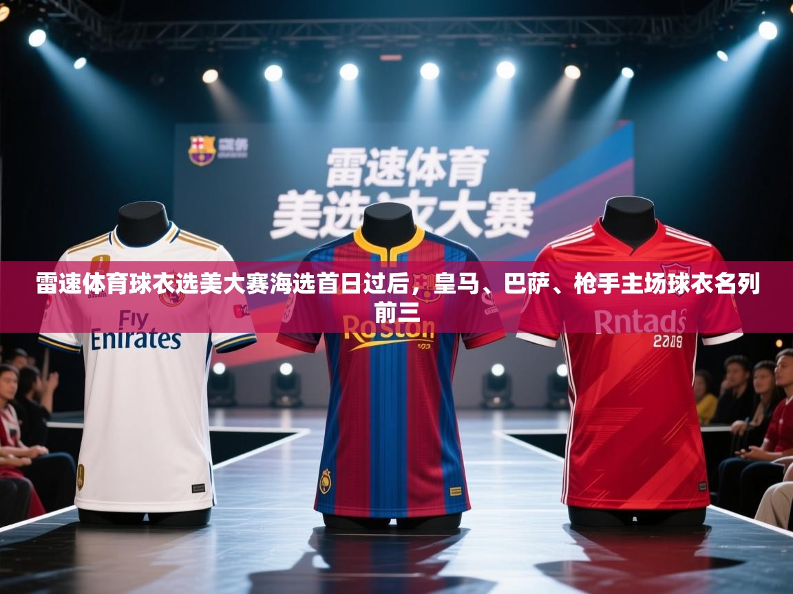 雷速体育球衣选美大赛海选首日过后,皇马、巴萨、枪手主场球衣名列前三 第1张